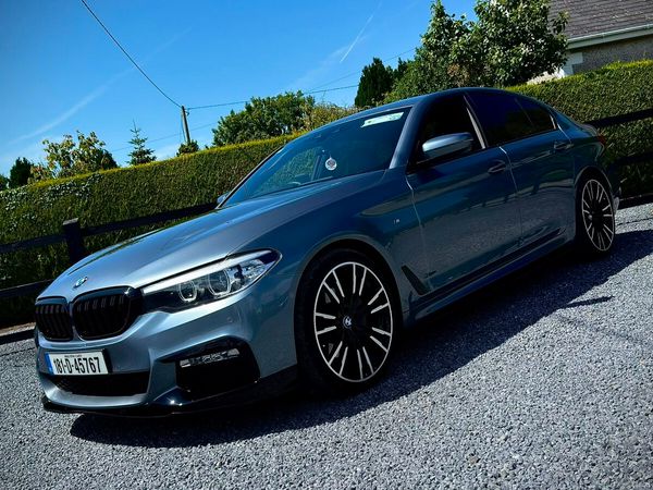 BMW 5-Series Saloon, Diesel, 2018, Blue