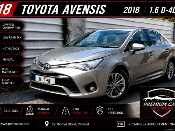 Toyota Avensis Saloon, Diesel, 2018, Brown