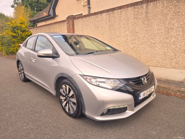 Honda Civic Hatchback, Petrol, 2014, Grey
