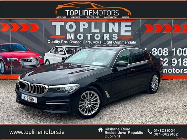 BMW 5-Series Saloon, Diesel, 2018, Black