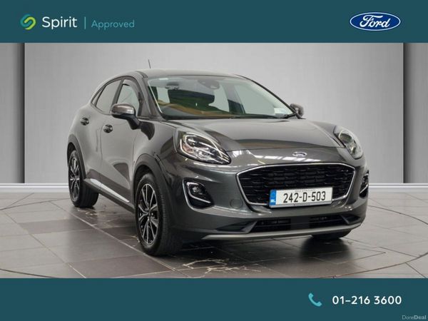 Ford Puma Hatchback, Petrol Hybrid, 2024, Grey