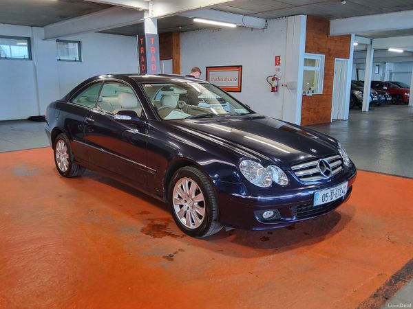 Mercedes-Benz CLK Coupe, Petrol, 2005, Blue