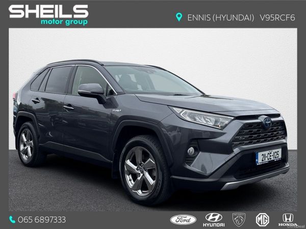 Toyota RAV4 SUV, Petrol Hybrid, 2021, Grey