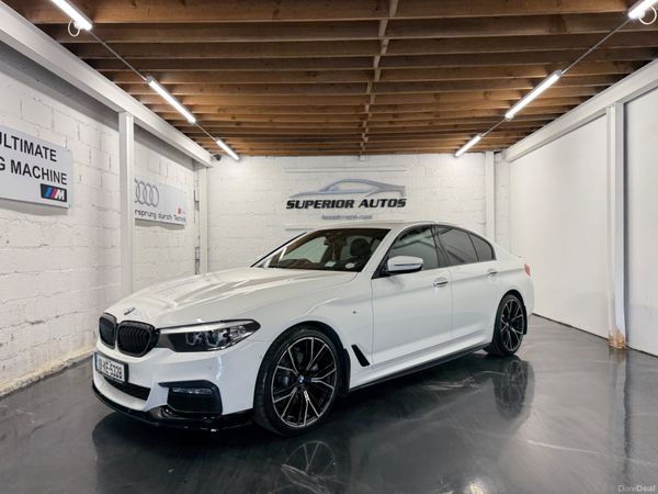 BMW 5-Series Saloon, Diesel, 2018, White
