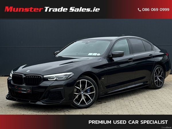 BMW 5-Series Saloon, Petrol Plug-in Hybrid, 2021, Black