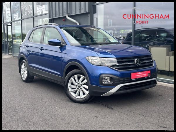 Volkswagen T-Cross SUV, Petrol, 2022, Blue
