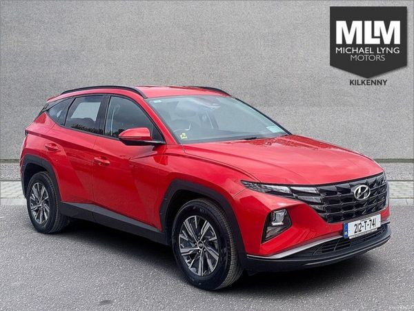 Hyundai Tucson SUV, Petrol Hybrid, 2021, Red