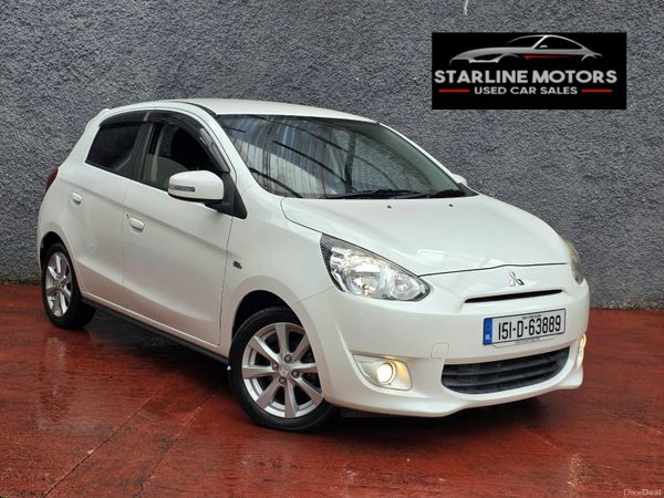 Mitsubishi Mirage Hatchback, Petrol, 2015, White