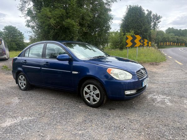 Hyundai Accent Saloon, Petrol, 2007, Blue