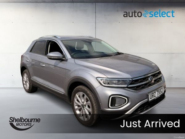 Volkswagen T-Roc Hatchback, Petrol, 2023, Silver
