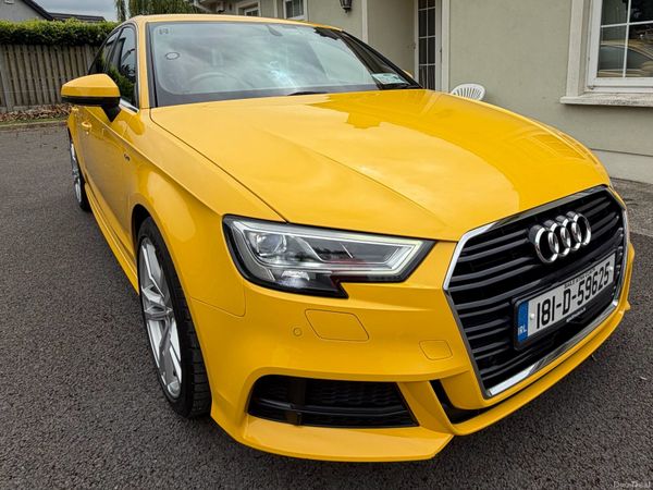 Audi A3 Hatchback, Petrol, 2018, Yellow