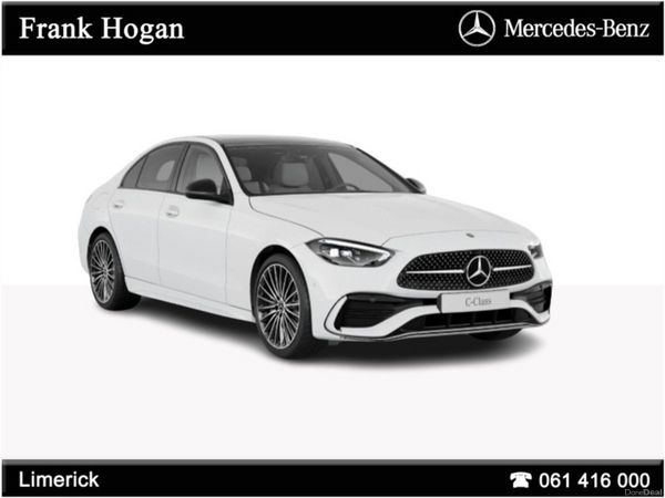 Mercedes-Benz C-Class Saloon, Diesel Hybrid, 2026, White