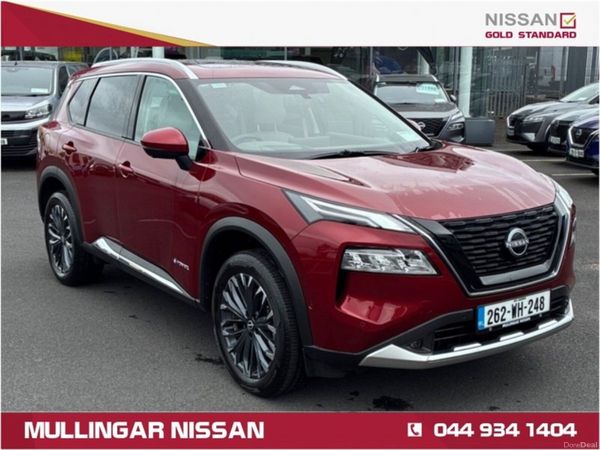 Nissan X-Trail SUV, Petrol Hybrid, 2026, Red