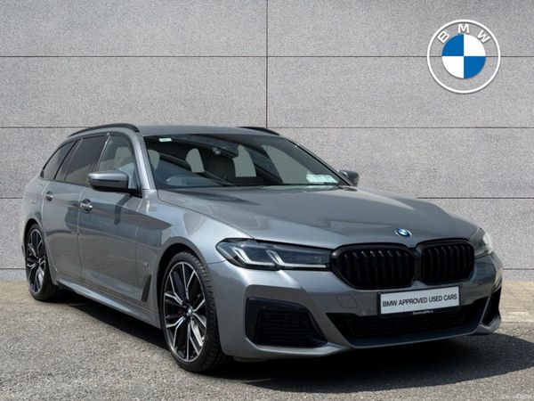 BMW 5-Series Estate, Diesel Hybrid, 2023, Grey