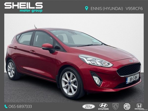 Ford Fiesta Hatchback, Petrol, 2018, Red