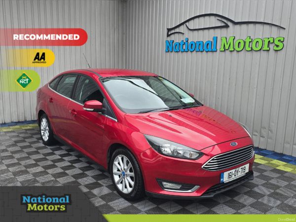 Ford Focus Saloon, Diesel, 2016, Red