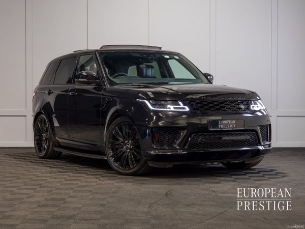 Land Rover Range Rover Sport SUV, Petrol Plug-in Hybrid, 2018, Black