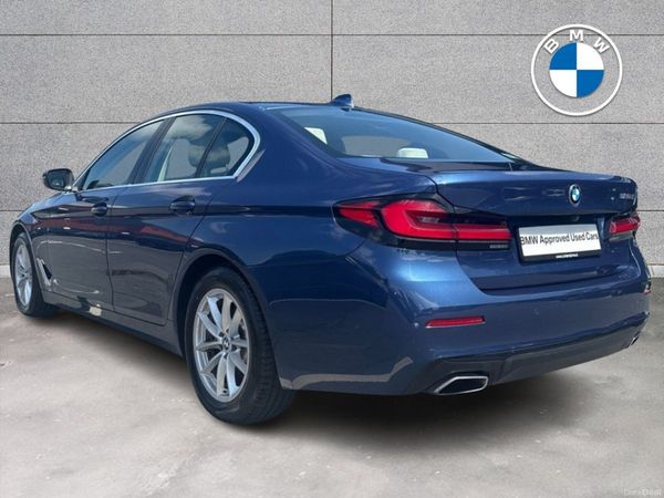 BMW 5-Series Saloon, Diesel Hybrid, 2023, Blue