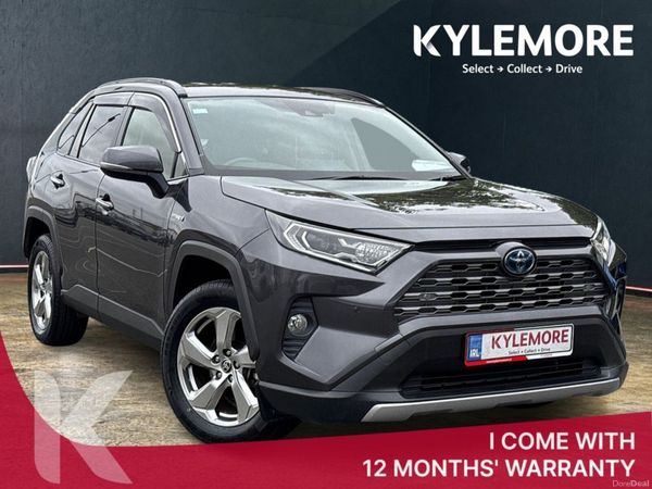 Toyota RAV4 SUV, Petrol Hybrid, 2020, Grey