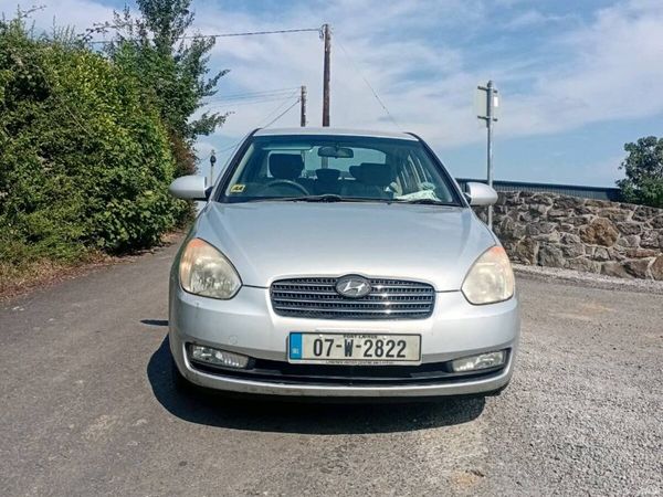 Hyundai Accent Saloon, Petrol, 2007, Silver