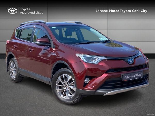 Toyota RAV4 SUV, Petrol Hybrid, 2017, Red