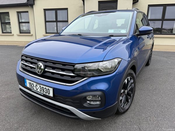 Volkswagen T-Cross Hatchback, Petrol, 2019, Blue