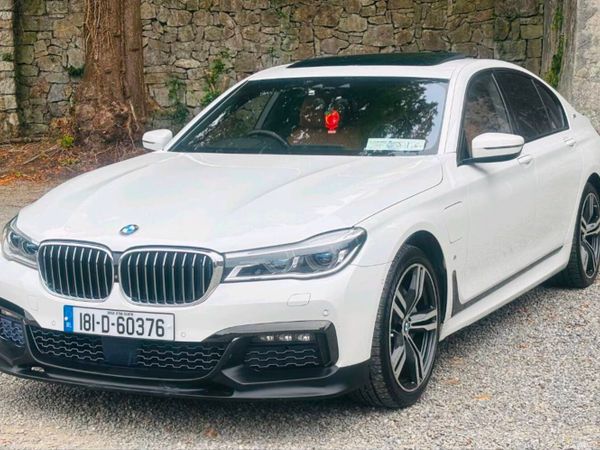 BMW 7-Series Saloon, Petrol Plug-in Hybrid, 2018, White