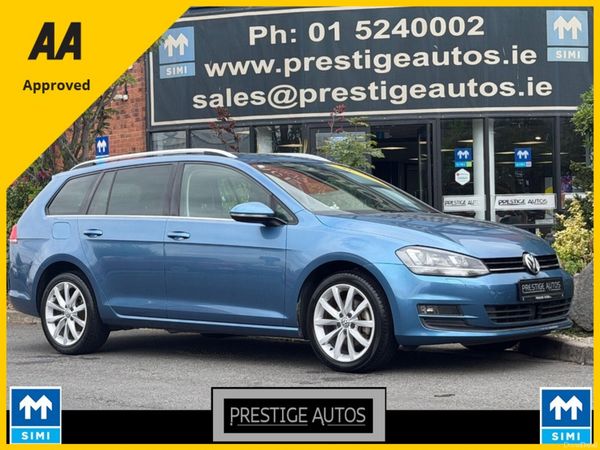 Volkswagen Golf Estate, Petrol, 2017, Blue