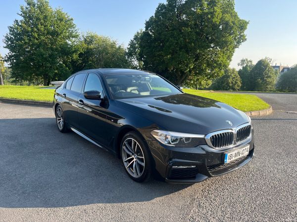 BMW 5-Series Saloon, Diesel, 2018, Black