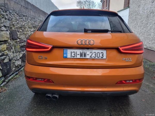 Audi Q3 SUV, Petrol, 2013, Orange