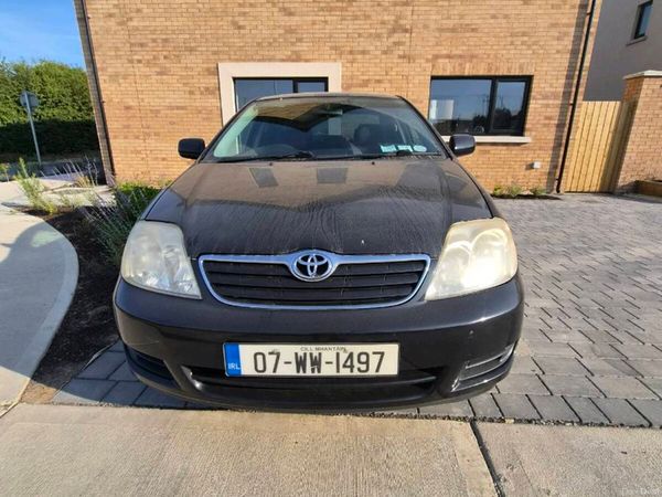 Toyota Corolla Saloon, Petrol, 2007, Black