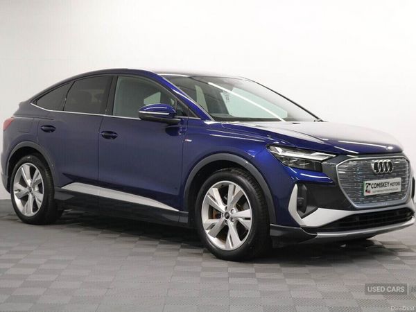 Audi Q4 SUV, Electric, 2023, Blue