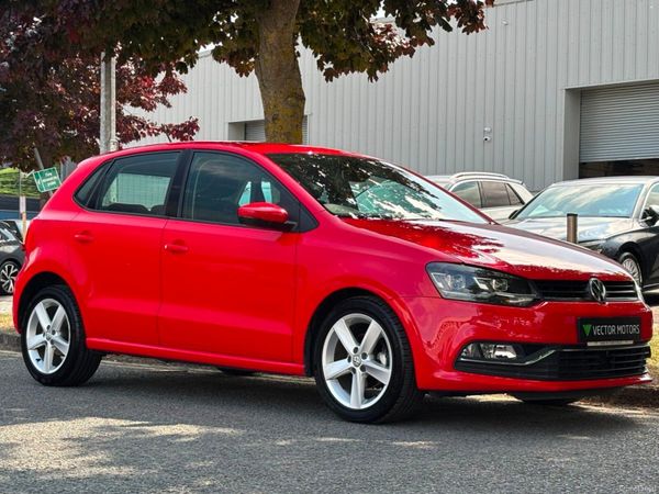 Volkswagen Polo Hatchback, Petrol, 2017, Red