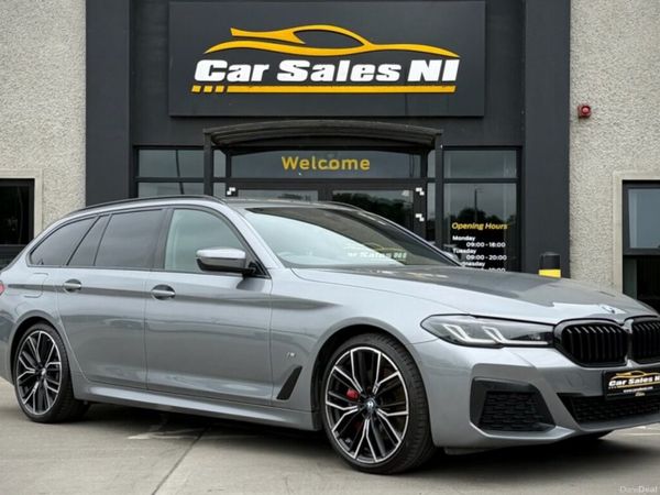 BMW 5-Series Estate, Diesel Hybrid, 2023, Grey