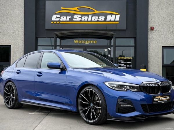 BMW 3-Series Saloon, Diesel Hybrid, 2022, Blue