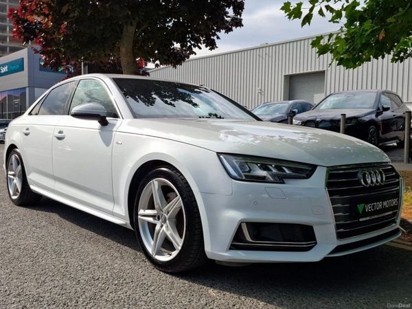Audi A4 Saloon, Petrol, 2017, White