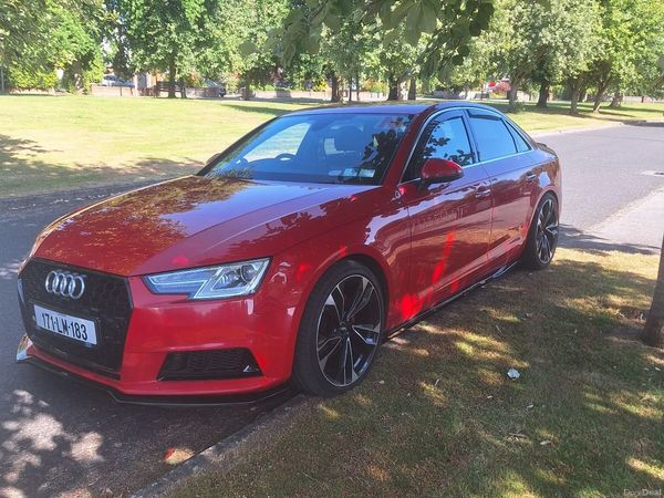 Audi A4 Saloon, Diesel, 2017, Red