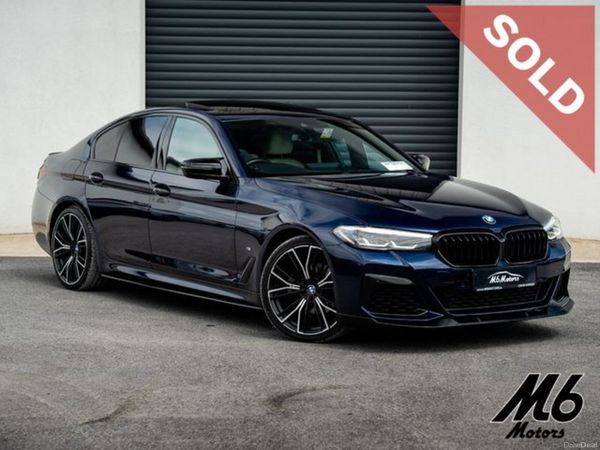 BMW 5-Series Saloon, Diesel, 2023, Blue