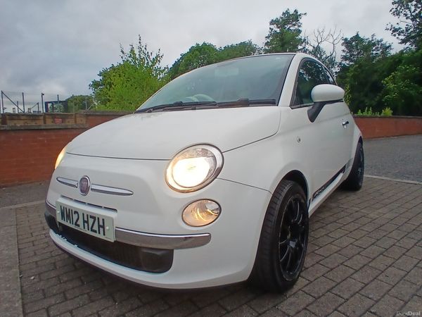 Fiat 500 Hatchback, Petrol, 2012, White