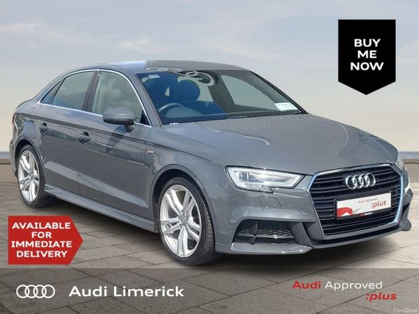 Audi A3 Saloon, Petrol, 2018, Grey