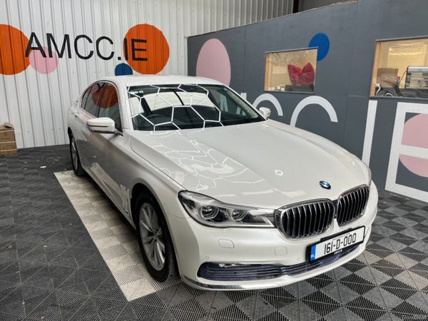 BMW 7-Series Saloon, Petrol Plug-in Hybrid, 2016, White
