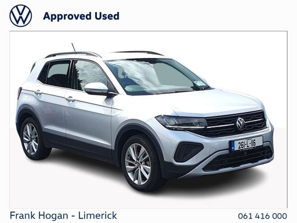 Volkswagen T-Cross SUV, Petrol, 2026, Silver
