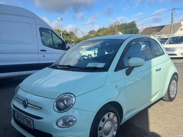 Fiat 500 Hatchback, Petrol, 2016, Green
