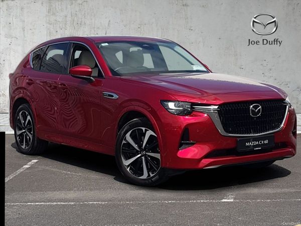 Mazda CX-60 SUV, Petrol Plug-in Hybrid, 2023, Red
