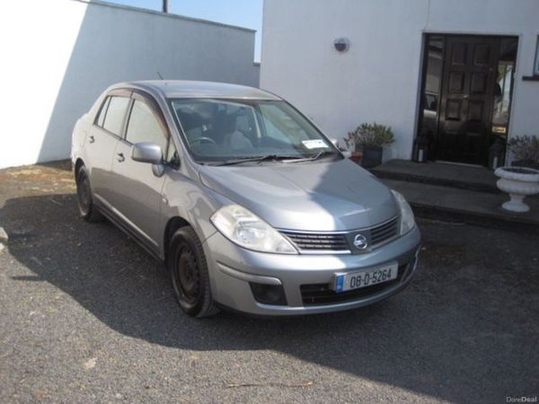 Nissan Tiida Saloon, Petrol, 2008, Grey