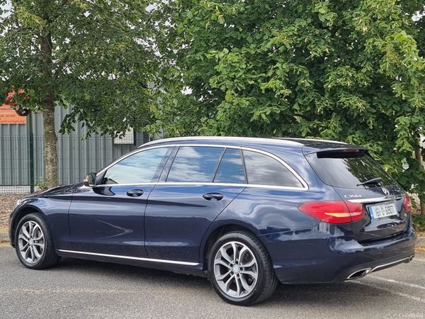 Mercedes-Benz C-Class Estate, Petrol Plug-in Hybrid, 2016, Blue