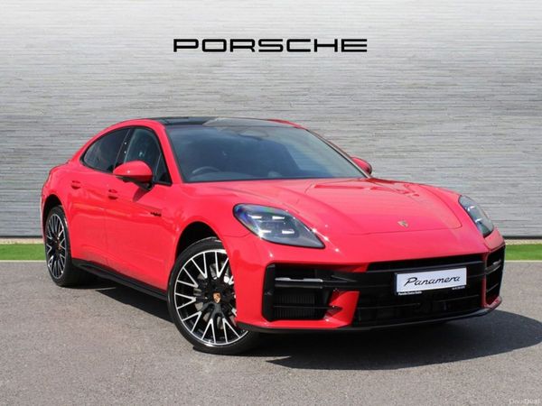 Porsche Panamera Saloon, Petrol Plug-in Hybrid, 2026, Red