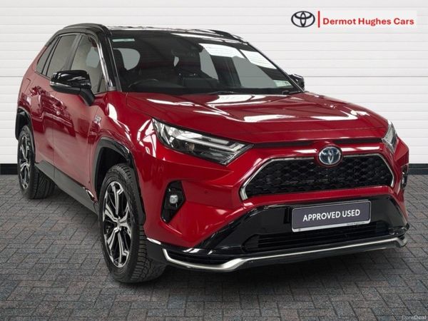Toyota RAV4 Estate, Petrol Plug-in Hybrid, 2022, Red