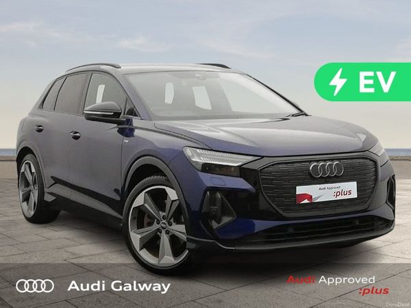 Audi Q4 e-tron SUV, Electric, 2024, Blue