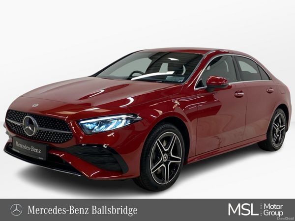 Mercedes-Benz A-Class Saloon, Petrol Plug-in Hybrid, 2026, Red